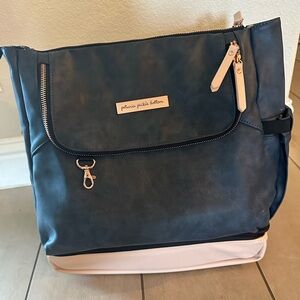 Petunia pickle bottom ,pivot pack, diaper bag, in indigo blush.